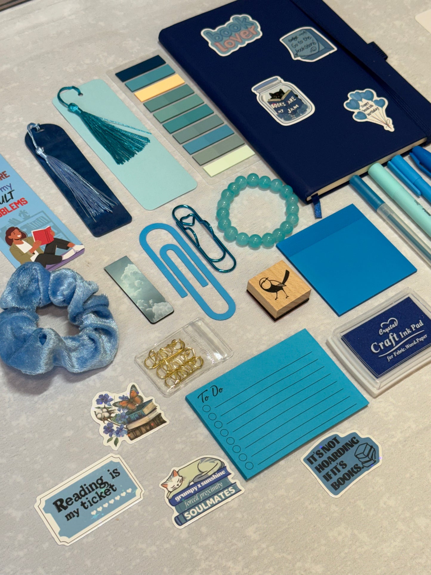 Blue Skies and Bookmarks Bundle